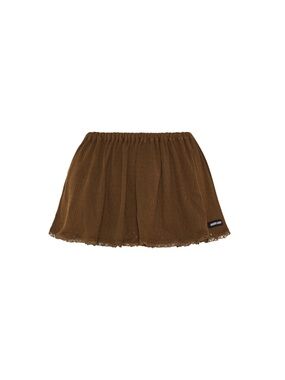 Miu Miu Garment-dyed cotton miniskirt It38